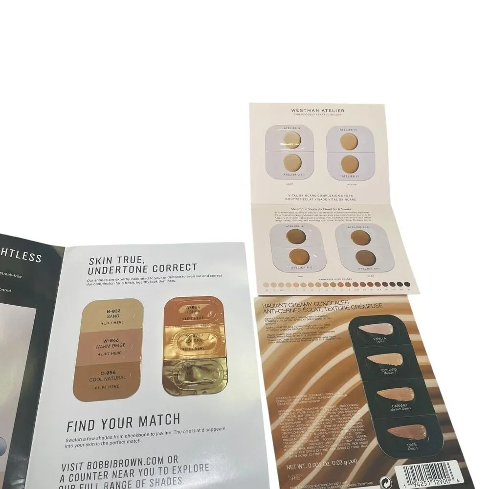 Set of New Unused Makeup Samples – Assorted High-End Brands